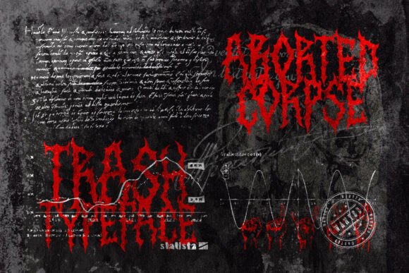 Aborted Corpse Metal: When Typography Embraces the Abyss
