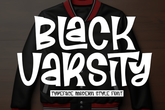Black Varsity: A Typeface That Brings Athletic Energy to Your Designs