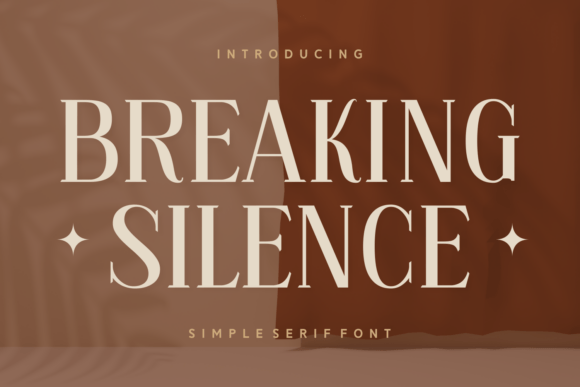 Breaking Silence: The Serif Font for Modern Storytelling