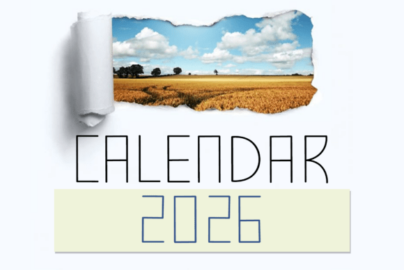 Calendar 2026: The Sleek Display Font for Modern Brands