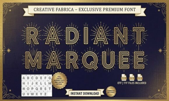 Capturing the Electric Glow: Designing with Radiant Marquee