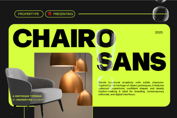 Chairo Sans: The Modern Serif for Elegant Design