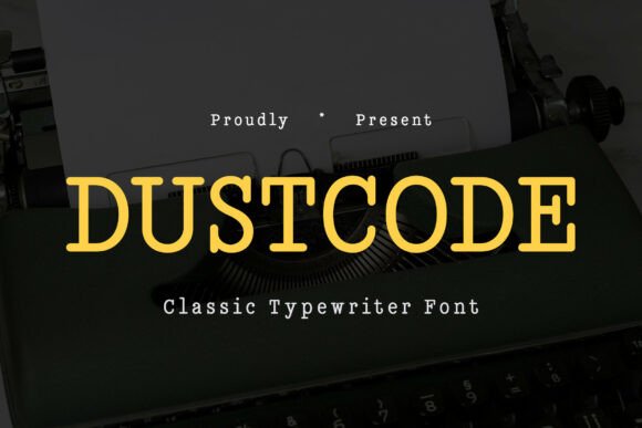 Dustcode: The Typewriter Font with Authentic Vintage Grit