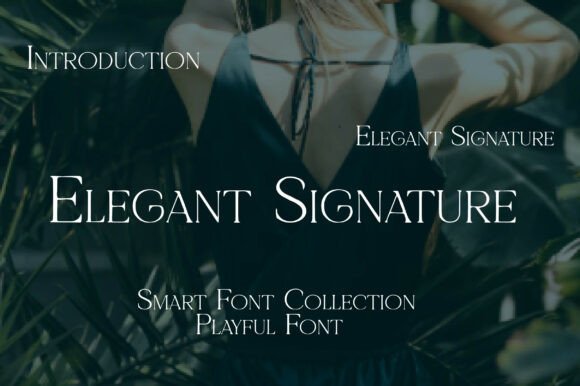 Elegant Signature: The Serif Font for Premium Branding