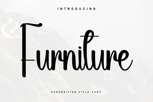 Furniture: The Handwritten Font Balancing Luxury and Casual Style
