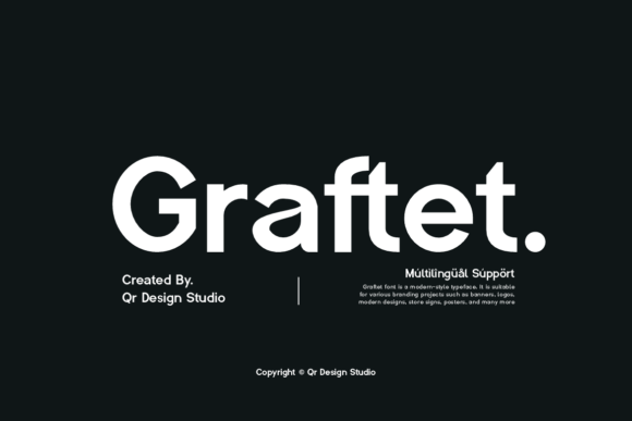 Graftet Font: A Modern Typeface for Bold Branding
