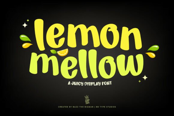 Lemon Mellow: A Display Font Bursting with Citrus Charm
