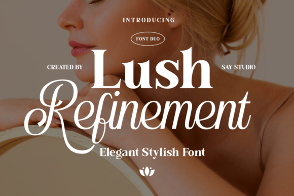 Lush Refinement Duo: Marrying Serif Stature with Script Grace
