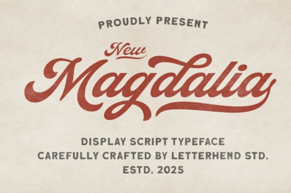 Magdalia: The Vintage Script Font with Modern Soul