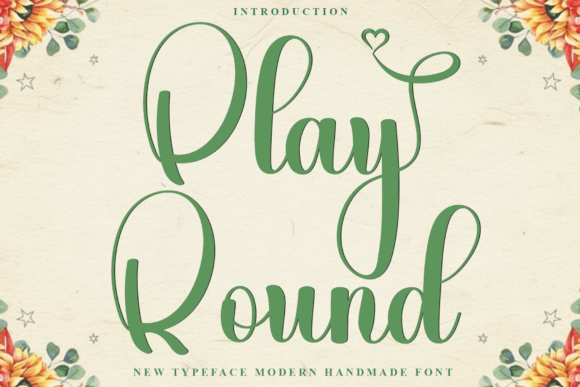 Play Round: The Whimsical Typeface for Festive and Cheerful Designs