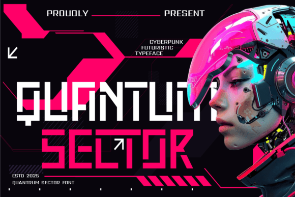 Quantum Sector: The Cyberpunk Font for Digital Frontiers