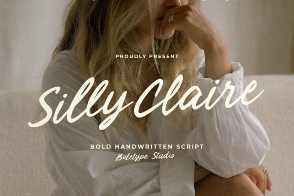 Silly Claire: A Font That Feels Like a Confident Signature