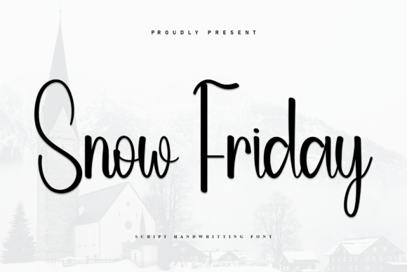 Snow Friday: A Handwritten Font for Modern, Casual Branding