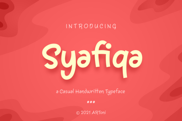 Syafiqa: The Handwritten Font with a Personal Touch