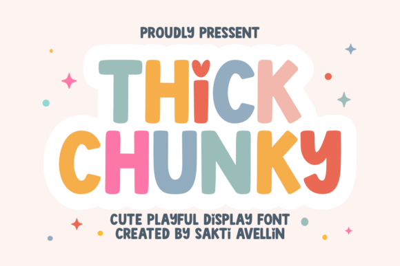 Thick Chunky: The Display Font That Brings Instant Personality