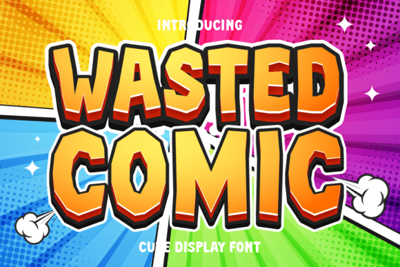 Wasted Comic: The Playful Font That Brings Your Ideas to Life